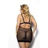 Kép 2/2 - Anais Solange fekete hálóing plus size XL+  3XL-4XL EAN: 5901350517420