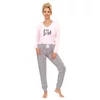 Kép 1/2 - Donna hálóruházat - Pantera long pizsama pink XL/42  A/W2024
