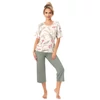 Kép 1/2 - Donna hálóruházat - Michelle 3/4 pizsama oliva L/40  A/W2025