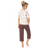 Kép 2/2 - Donna hálóruházat - Amaris 3/4 pizsama   L/40 S/S2025