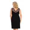 Kép 2/2 - Donna hálóruházat - Larisa Plus fekete hálóing  4XL/48    A/W23-24