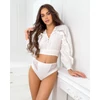 Kép 1/3 - Donna magas állású női alsó - 213 S - 2XL fehér L