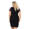Kép 2/2 - Donna hálóruházat - Ivana Plus fekete hálóing 48  a/w22-23