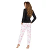 Kép 2/2 - Donna hálóruházat - Flamingo black pizsama 36   a/w22-23