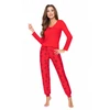 Kép 1/2 - Donna hálóruházat - Mika piros hosszú pizsama 36    A/W21-22