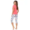 Kép 2/2 - Donna hálóruházat - Mila 3/4  pizsama coral 36   A/W21-22