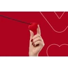 Kép 2/5 - FairyGasm PleasureStone red - testmasszirozó vibrátor piros   EAN:5906196160359