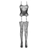Kép 3/4 - LC17308 LivCo Corsetti Jeanin black/fekete bodystocking S/L EAN: 5903050369699