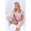 Kép 2/2 - Taro 2860 CHLOE rövid ujjú női pizsama 7/8 nadrággal S-XL  S/S 23
