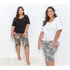 Kép 2/2 - Taro 2918 CAMILLA rövid női pizsama 3/4 nadrággal 2XL-3XL  S/S 23