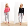 Kép 2/2 - Taro 2124 NORA női hosszú pizsama     A/W20-21    M