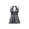 Kép 4/5 - BN6639 Beauty Night Mariana chemise black S/M   EAN:5903031782448