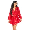 Kép 1/3 - BN6670 Beauty Night Sherie peinoir red S/L   EAN:59030317782905