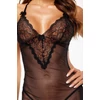 Kép 2/4 - BN6707 Beauty Night Goldie szexi fekete kombiné S/M   EAN:5903031783728