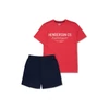Kép 2/3 - Henderson 41286 Creed red férfi pizsama 33X-M-XXL  S/S2024