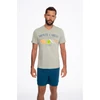 Kép 1/3 - Henderson 41281 Court világosszürke férfi pizsama 09X-M-XXL  S/S2024
