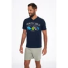Kép 1/3 - Henderson 41281 Court navy férfi pizsama 59X-M-XXL  S/S2024