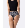Kép 3/3 - Julimex Simple Paisley Brasil Maxi panty fekete/szürke L