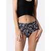 Kép 1/3 - Julimex Simple Paisley Classic Maxi panty fekete/szürke XXL