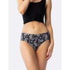 Kép 1/3 - Julimex Simple Paisley Classic panty fekete/szürke S