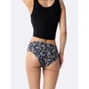Kép 3/3 - Julimex Simple Paisley Classic panty fekete/szürke S