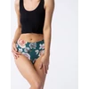 Kép 1/3 - Julimex Simple Tea Rose Brasil Maxi panty zöld virág mintával XXL