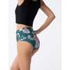 Kép 2/3 - Julimex Simple Tea Rose Classic Maxi panty zöld virág mintával S