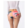 Kép 4/4 - Julimex Simple Tutti Frutti Classic panty absztrakt mintás varrásnélküli bugyi XL