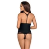 Kép 2/2 - OB4328  Chiccanta crotchless teddy black L/XL EAN: 5901688224328