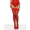 Kép 1/2 - OB1472  S800 stockings red  S/M EAN: 5901688211472