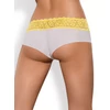 Kép 4/4 - OB2769 OBSESSIVE Lacea sárga sort és tanga L/XL duopack  (2 db/doboz) EAN: 5901688212769