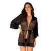 Kép 1/3 - OB5362 OBSESSIVE Allunes köntös + tanga L/XL   EAN:5901688235362