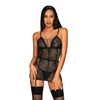 Kép 1/2 - OB3788 Obsessive Basitta chemise & thong S/M   EAN:5901688233788