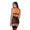 Kép 2/2 - OB3795 Obsessive Basitta chemise & thong S/M   EAN:5901688233795