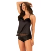 Kép 1/2 - OB4914 OBSESSIEVE Agatya 2-pcs-set fekete L/XL   EAN:5901688234914