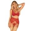 Kép 1/3 - OB7298 Lonesia garter belt red L/XL   EAN:5901688237298