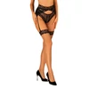 Kép 1/2 - OB6338 Obsessive Marrbel stockings black  L/XL   EAN:5901688236338