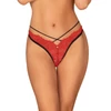 Kép 2/4 - OB5249 Obsessive Mettia thong piros L/XL   EAN:5901688235249
