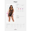 Kép 3/3 - OB1555 Millagro chemise & thong black  L/XL   EAN:5901688231555