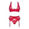 Kép 4/4 - OB3380 Obsessive Lacelove 3-pcs set  XL/2XL   EAN:5901688253380
