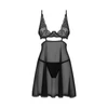 Kép 5/5 - OB9504 Obsessive Nutris babydoll & thong XL/2XL   EAN:5901688259504