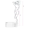 Kép 3/3 - Passion BS002 fehér garterstocking  EAN: 5908305923893