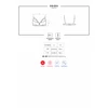 Kép 3/3 - OB0573 OBSESSIVE  818-BRA-1 bra  S/M EAN: 5901688220573