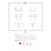 Kép 3/3 - OB5166 OBSESSIVE 821-SEG - 1 háromrészes szett S/M EAN: 5901688215166