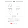 Kép 3/3 - OB6262 OBSESSIVE  828-SEG-1 set 3-pcs L/XL EAN: 5901688216262