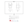 Kép 3/3 - OB9669 OBSESSIVE 868-COR-1 corset & thong  S/M black EAN: 5901688219669