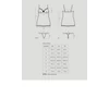 Kép 2/2 - OB6065 OBSESSIVE Adoria hálóing + tanga XXL EAN: 5901688206065