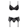Kép 3/5 - OB2462 Obsessive Dotina 3 részes komplett L/XL EAN: 5901688212462