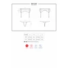 Kép 3/3 - OB9294 OBSESSIVE 864-GAR-1 set 2-pcs  S/M black EAN: 5901688219294