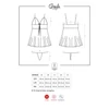 Kép 5/5 - OB9394 OBSESSIVE Greyla babydoll + tanga L/XL EAN: 5901688209394
